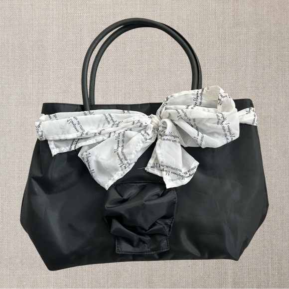 Vivajennz Handbags - Vivajennz Life With Attitude Black Tote Bag with Wine Pouch/Spout